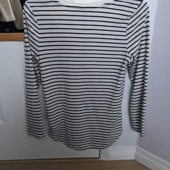 Old Navy Striped Scoop Neck Long Sleeve Size Small - Picture 4 of 4